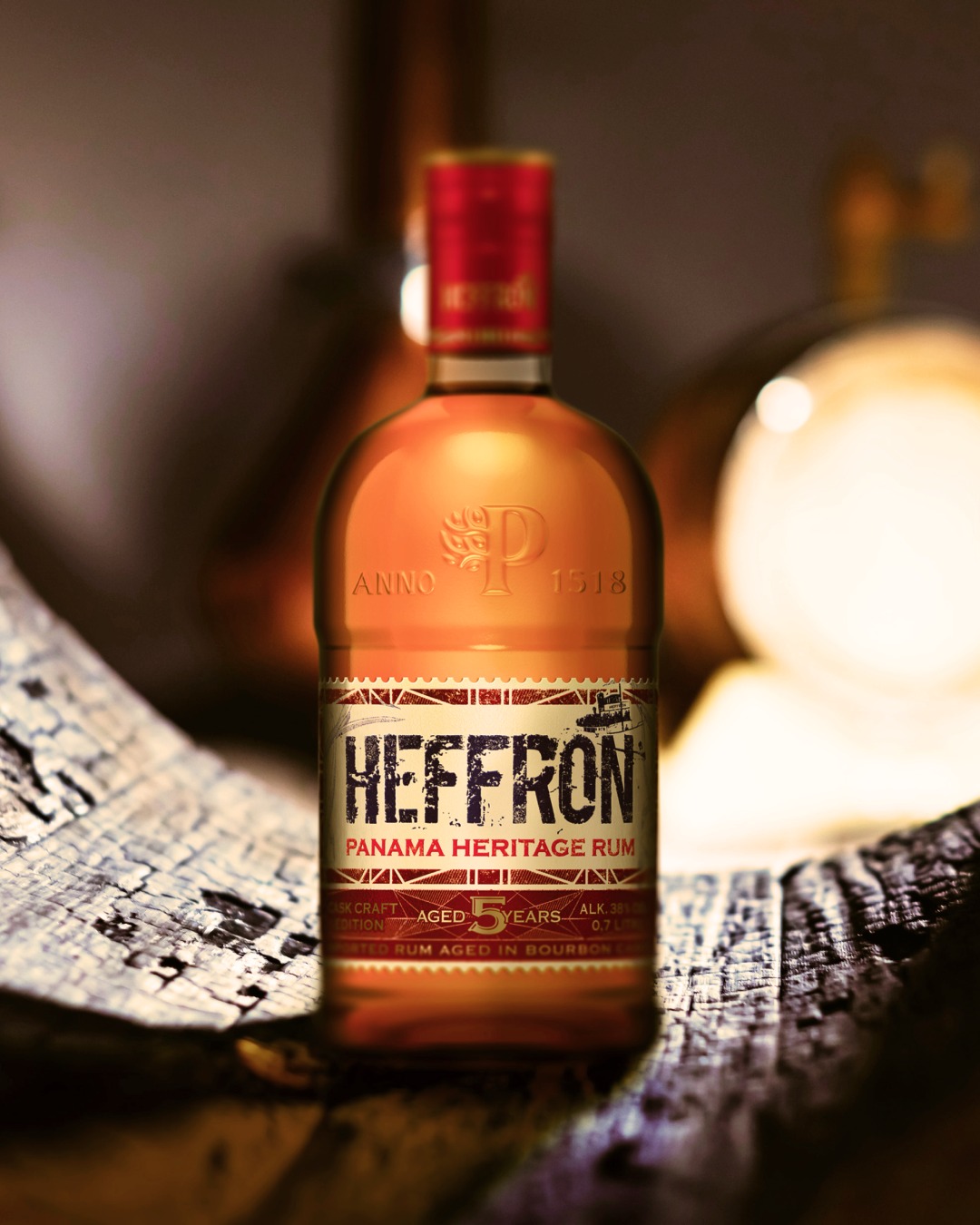 HEFFRON Panama Heritage Rum Aged 5 Years 38% 700 ml - Image 3