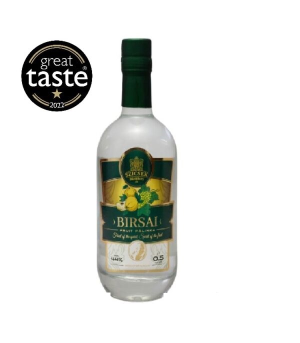 Premium Birsai Quince-Irsai Oliver Grape Palinka (44%ABV, 0,5L)