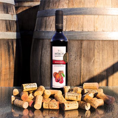 MOKOS Barrique Sour Cherry Dry Fruit Wine (0.5l, 11%ABV - Image 2